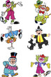 different clowns