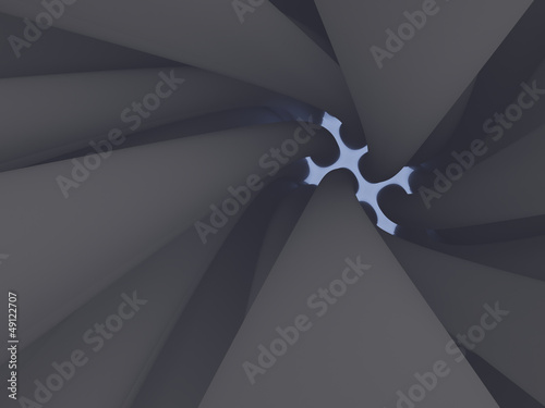 Illustration: Abstract technological background Abstract technological background