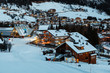 Ski Resort of Corvara at Night, Alta Badia, Dolomites Alps, Ital