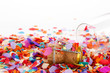 Foto: Konfetti mit Sektkorken zu Karneval, für Party oder Geburtstag Konfetti mit Sektkorken zu Karneval, für Party oder Geburtstag