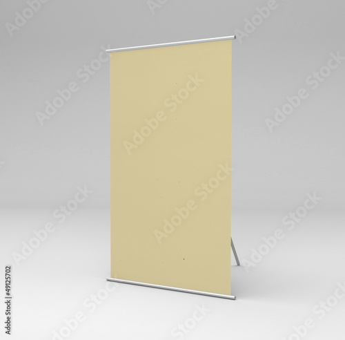 Photo: vertical yellow stand vertical yellow stand