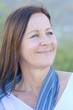 Photo: Portrait Happy mature woman park outdoor Portrait Happy mature woman park outdoor