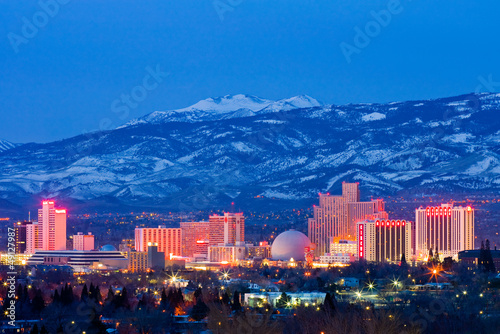 Photo: Reno Nevada at night Reno Nevada at night