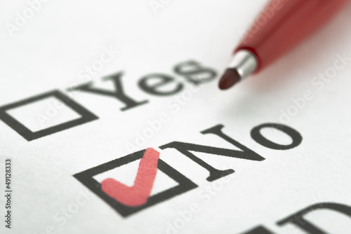 Photo: Yes No Don't know check boxes Yes No Don't know check boxes