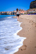 coast in Cefalu (Sicily, Italy)