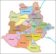 Stuttgart Stadtbezirke Administrativ