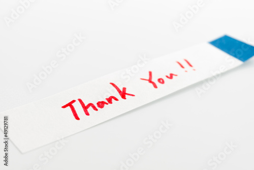 Photo: post-it to thank you post-it to thank you
