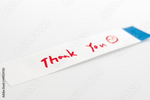 Photo: post-it to thank you post-it to thank you