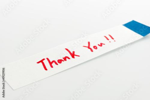 Photo: post-it to thank you post-it to thank you