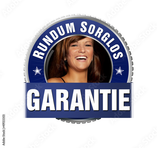 Photo: button rundum sorglos garantie button rundum sorglos garantie