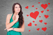 woman wondering how is it to be in love