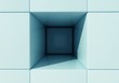 Illustration: hole box building concept background hole box building concept background