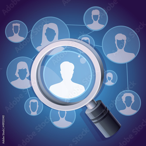 Vector: Vector social media networking concept Vector social media networking concept