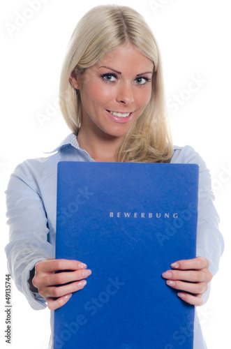 Photo: motivierte bewerberin motivierte bewerberin