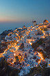 Beautiful Oia at sunset