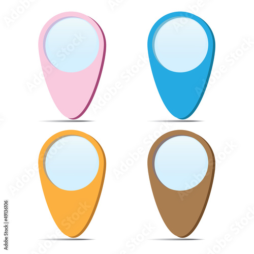 Illustration: Set of speech bubbles. Set of speech bubbles.