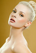 Photo: young girl with beautiful makeup. perfect skin. young girl with beautiful makeup. perfect skin.