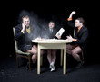 Three men