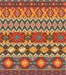 Seamless colorful aztec pattern