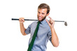 Golfing