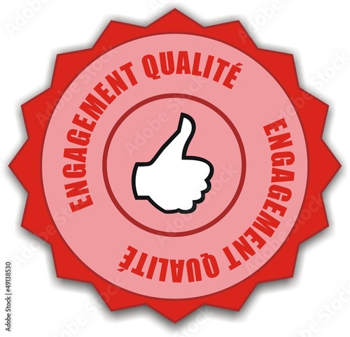 Vector: médaille engagement qualité médaille engagement qualité