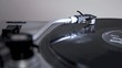Vinyl auf einem Plattenspieler