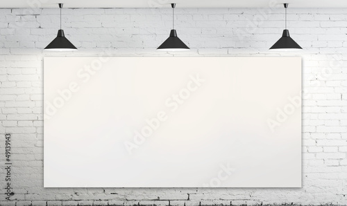Illustration: poster on wall poster on wall