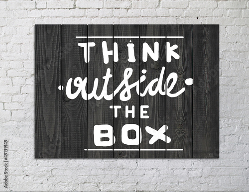 Photo: think outside the box think outside the box