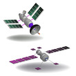 Vector: Communication satellites Communication satellites
