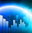 Abstract music background