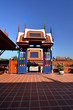 Arched entrance of Thai house style