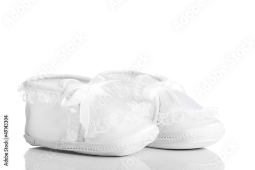 Photo: White baby boots White baby boots