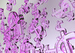 Illustration: Dollar Currency background - purple - Dollar Currency background - purple -