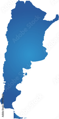 Vector: Argentinien Karte Argentinien Karte