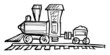 Toy steam engine train