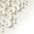Paragraf Papier Weiss Ecke