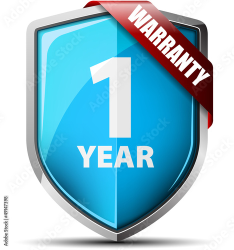 Illustration: 1 year warranty 1 year warranty