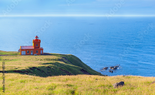 Photo: North Iceland Sea Landscape With Lighthouse North Iceland Sea Landscape With Lighthouse