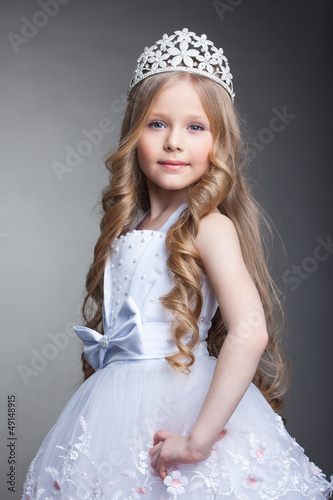 Photo: Pretty little girl in tiara Pretty little girl in tiara