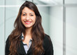 Smiling businesswoman