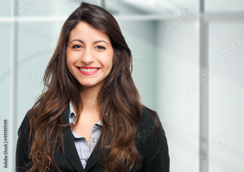 Photo: Smiling businesswoman Smiling businesswoman