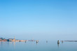 Burano Island on the horizon