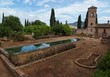 Photo: Alhambra gardens in Granada, Spain.. Alhambra gardens in Granada, Spain..
