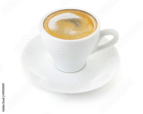 Photo: Coffee cup isolated on white background Coffee cup isolated on white background