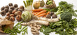 Variety of Raw Vegetables