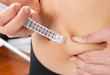 Photo: abdomen subcutaneous syringe insulin injection abdomen subcutaneous syringe insulin injection