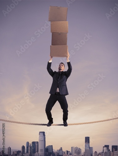 Photo: Difficult career in business Difficult career in business