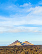 Photo: volcano in timanfaya national park in Lanzarote, Spain volcano in timanfaya national park in Lanzarote, Spain
