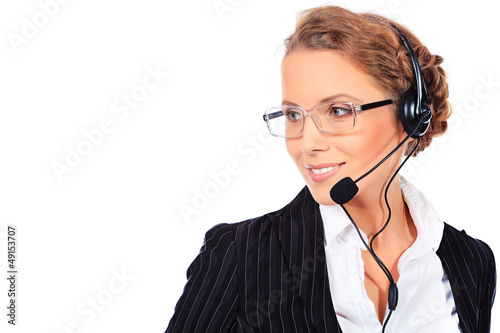 Photo: phone operator phone operator