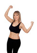 Woman in sportswear